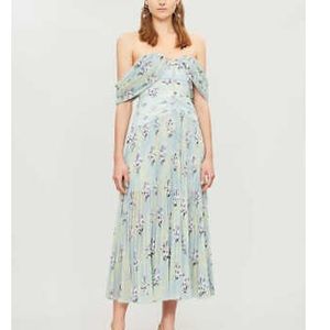 Self-Portrait off the shoulder midi dress